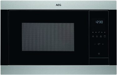 Встраиваемая микроволновая печь с грилем AEG MSB2547D-M / 900 Вт / 23 л