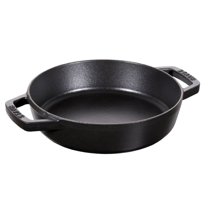 Staub Сковорода 20 см с двумя ручками черная Staub 16900₽