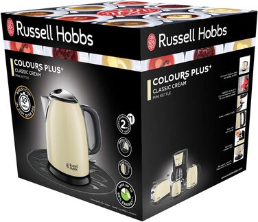 Тостер с широким слотом 1000 Вт и чайник 1 л, 2400 Вт Russell Hobbs Colours+