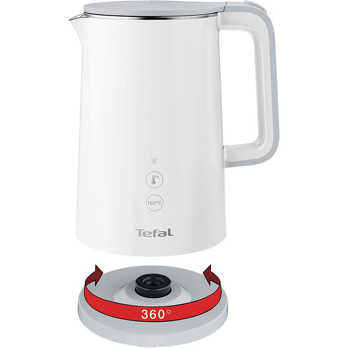 Электрический чайник Tefal Sense / 1800 Вт / 1,5 л / цифровой дисплей / 5 уровней температур