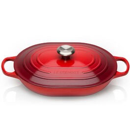 Жаровня овальная 31 см Oblong Cerise Le Creuset