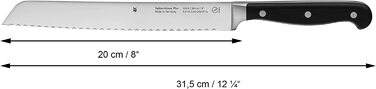 Нож для хлеба WMF Spitzenklasse Plus из нержавеющей стали, 20 см