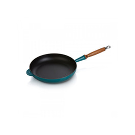 Сковорода 28 см с деревянной ручкой, Deep Teal Le Creuset