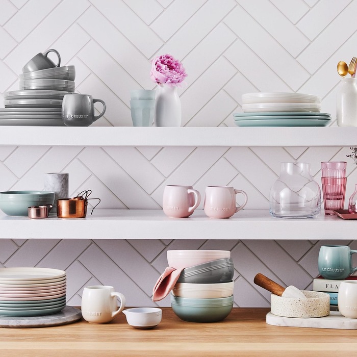 Тарелка для завтрака 22 см Shell Pink Coupe Le Creuset