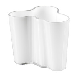 Ваза 9,5х9,5х11,5 см белая Aalto Iittala