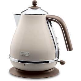 Электрочайник с фильтром 1,7 л Beige Icona De'Longhi