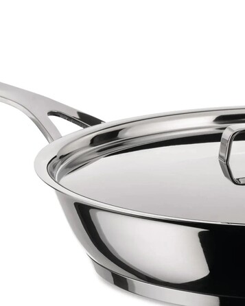 Сковорода 24 см 1,7 л металлик Pots & Pans Alessi