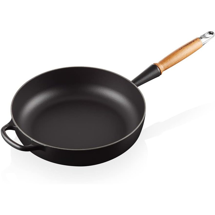 Чугунная сковорода 28 см Matt Black Signature Le Creuset