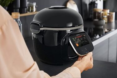 Мультиварка 6 л 1000 Вт, черная Cook4Me Touch CZ9128 Krups