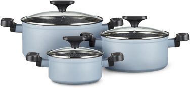 Набор кастрюль 3 предмета Lightblue KHG